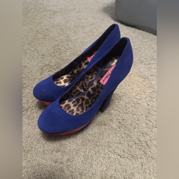 Betsy Johnson Block Color Heels - Picture 2 of 9